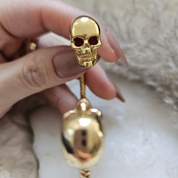 ALEXANDER MCQUEEN Crystal Skull Bracelet - Picture 4 of 7